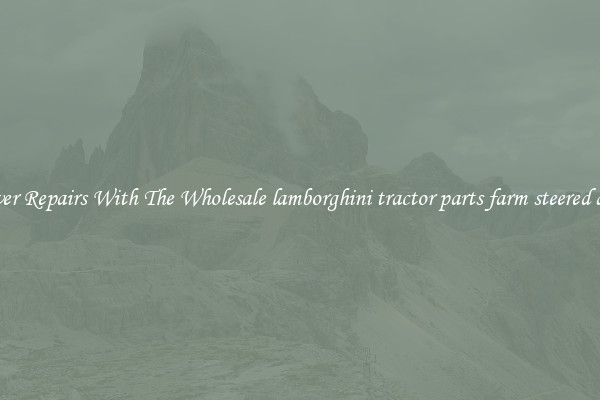  Cover Repairs With The Wholesale lamborghini tractor parts farm steered axle 