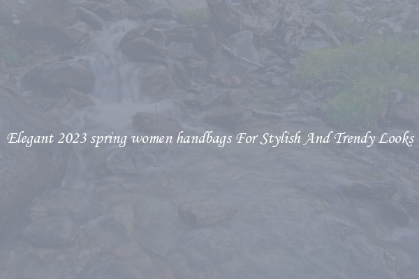 Elegant 2023 spring women handbags For Stylish And Trendy Looks