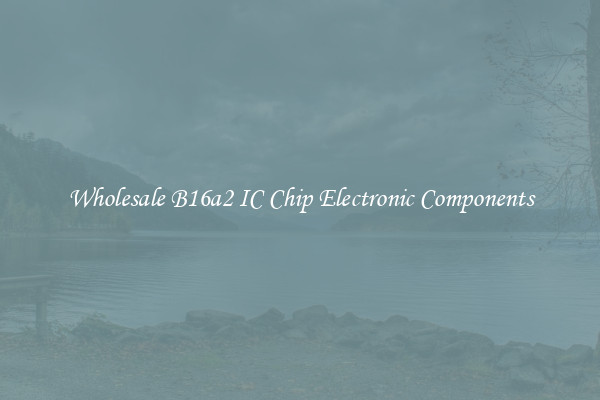 Wholesale B16a2 IC Chip Electronic Components