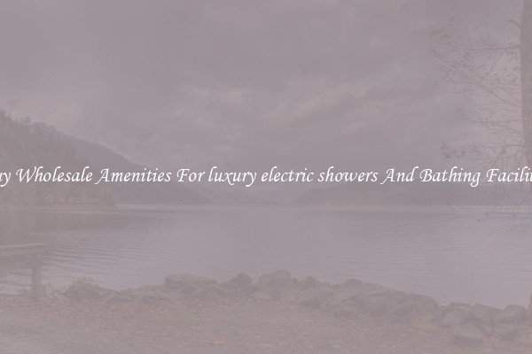 Buy Wholesale Amenities For luxury electric showers And Bathing Facilities