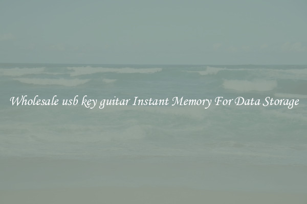 Wholesale usb key guitar Instant Memory For Data Storage